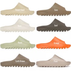 Different Yeezy Slides, Yeezy Slides Colors, How To Draw Yeezy Slides, Yeezy Slide Colorways, Best Yeezy Slide Color, Sims 4 Cc Shoes Yeezy Slides, Adidas Yeezy Slides Colors, Yeezy Slides Size Chart, Yeezy Slide Drawing