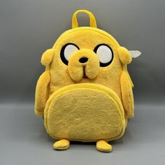 Jake The Dog Backpack, Adventure Time Bag, Jake The Dog Plush Backpack, Jake The Dog Bag, Adventure Time Backpack Bling, Finn And Jake Backpack, Cartoon Network Backpack, Bmo Adventure Time Backpack, Courage The Cowardly Dog Plush Backpack
