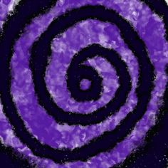 an abstract purple and black spiral design