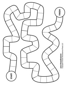 a paper snake that is cut out and ready to be colored