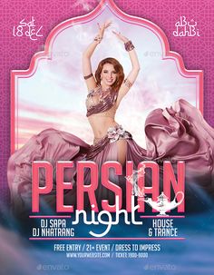 a flyer for a belly dance event