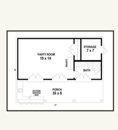 the floor plan for a two bedroom house