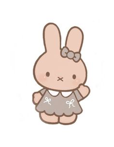 Cute Aesthetic Miffy Drawing, Drawing Of Miffy, Aesthetic Miffy Drawing, Miffy With A Bow, Cute Miffy Aesthetic, Miffy Bunny Cute, Miffy Bunny, Miffy Characters, Miffy Doodle