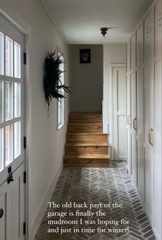 the hallway is clean and ready for us to use