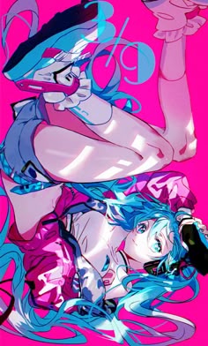 Fan Art by KANOSE via Pixiv Miku Aesthetic Wallpaper, Miku Pop Art, Hyperpop Miku, Hatsune Miku Hyperpop, Miku Lockscreen, Hatsune Miku Lockscreen, Hatsune Miku Illustration, Miku Wallpaper, Miku Hatsune Vocaloid Wallpaper