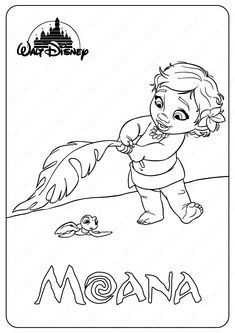 moan from the disney movie coloring pages with her name on it and an image of princess moan