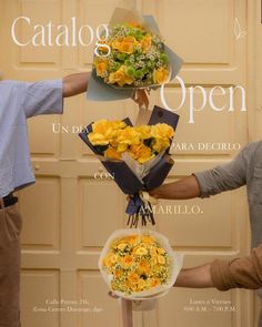 AGENDA ABIERTA FLORES AMARILLAS🌼 CERRAMOS PEDIDO MARTES 16 SEP Te atendemos por Dm o al 618 100 0709   #floresamarillas #floreriadurango #laurelfloristeria Bouquet Post Ideas, Gifting Flowers, Bouquet Photo Ideas, Flower Bags, Flower Shop Marketing, Market Flowers, Flower Bouquet Business, Flowers Photoshoot, Florists Aesthetic