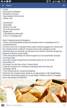 a facebook page with some food on it and the caption is in german language