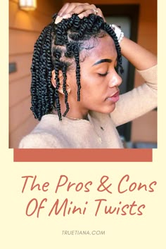 Two Strand Twist Hairstyles, Mini Twists Natural Hair, Hair Twists Black, Protective Hairstyles For Natural Hair, Natural Afro Hairstyles, Twist Styles, Natural Hair Twists, Natural Hairstyles For Kids, Girls Natural Hairstyles