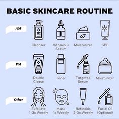 Basic skincare routine with few products that you can follow to help you for your daily routine for a glowy and smooth skin 🤍 Skincare Beginner, Models Skin Care Routine, Basic Skin Care Routine Steps, Basic Skin Routine, Model Skincare Routine, Simple Routine For Clear Skin, Basic Skin Care Routine Simple, Simple Skincare Routine Steps, Beginner Skincare Routine Guide