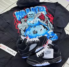 Jordan 5 Off White Muslin Outfit, Jordan 5 Off White Black Outfit, Jordan 5 Off White Outfit Men, Jordan 5 Outfit Men, Jordan 5 Racer Blue Outfit Men, Duke Dennis Hoodie, Metallic 5s Outfit Men, Drip Clothing Brands, Bape Miami Hoodie