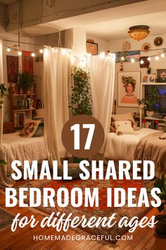 small shared bedroom