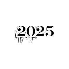 the year 2055 is written in black ink on a white background, and it says happy new year