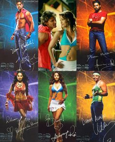 the cast of dancing with the stars signed on them