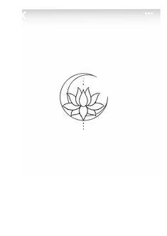a line drawing of a lotus flower on a white background