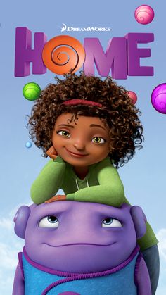 Home Movie Wallpaper, Dreamworks Home Boov, The Girl From The Movie Home, Home Pixar Movie, Animation Dreamworks, Home Cartoon Movie, Home Movie Poster Dreamworks, Home Dreamworks, Dreamworks Home Movie