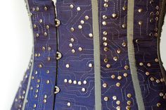 Circuit Board Fabric Projects, Blue Circuit Board On Fabric, Blue Circuit Board Design Fabric, Circuit Board Fabric Ideas, Circuit Board Fabric, Circuit Board Costume, Circuit Costume, Electronic Circuit Board On Fabric, Robotic Circuit Board Fabric
