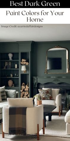 the best dark green paint colors for your home