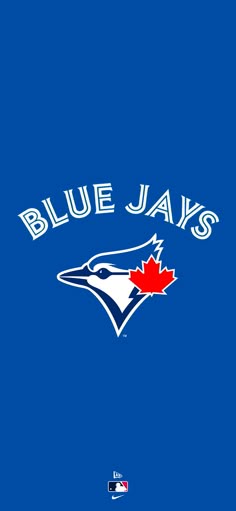 the toronto blue jays logo on a blue background