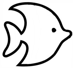 a black and white drawing of a fish