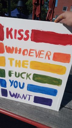 My sign for the pride parade in helsinki finland Csd Signs Ideas, Pride Posters Ideas Parade, Queer And Here Poster Ideas, Lgbtq Pride Week Poster, Pride Parade Posters, Lgbtq March Poster Ideas, Pride Month Poster On Wall, Lgbtq Ally Poster Ideas, Take Pride Sign