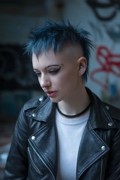 Want to rock a cool and edgy look? Check out these trendy grunge hairstyles that are perfect for anyone looking to add some alternative vibes to their hair game. Whether you want a messy, textured grunge haircut or some effortless grunge hair inspiration, we've got you covered. From shaggy layers to bold colors and tousled waves, there's a grunge style for everyone! Embrace your inner rocker and amp up your style with these effortlessly cool grunge hair ideas. Grunge Punk Haircut, Punk Grunge Hairstyles, Grunge Punk Hair, Grunge Punk Hairstyles, Punk Rock Hairstyle, Punk Style Hairstyles, Punk Style Mullet, Messy Punk Mullet, Long Grunge Hair