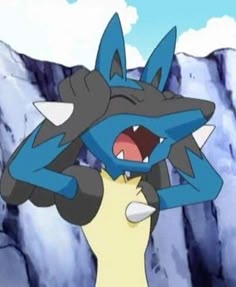 an image of a cartoon character with his mouth open