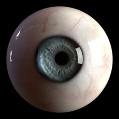 an eyeball is shown in this image