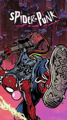 the cover to spider - punk