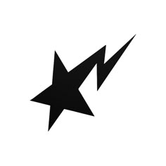 two black stars on a white background with one star in the middle and one at the bottom
