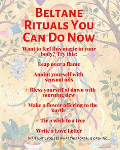 a poster with the words believe, rituals you can do now