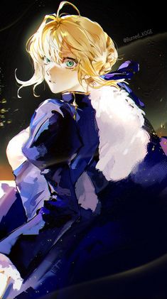 Artoria Pendragon Long Hair, Artoria Art, Artoria Pendragon Art, Fate Saber Alter Fanart, Saber Fate Fan Art, Artoria Pendragon Saber, Artoria Pendragon Icons, Saber Icon, Altria Pendragon
