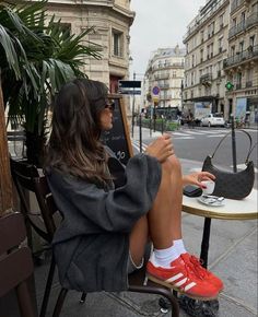 Adidas red gazelle Trendy Orange Sneakers For Spring, Trendy Red Sneakers For Spring, Trendy Red Summer Sneakers, Red Sneaker Trend, Sneakers Summer 2024, Orange Shoes Outfit Sneakers, Red Sneakers For Spring Streetwear, Red Orange Shoes Outfit, Hailey Bieber Sneakers 2024