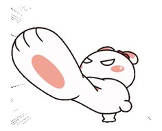 an animal with its eyes closed and it's back turned to look like he is flying