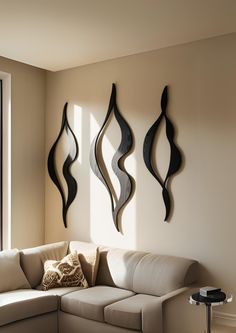 the living room is clean and ready for us to use