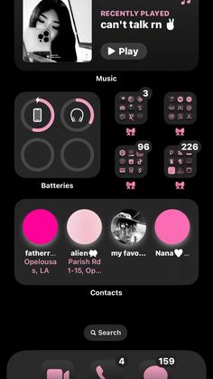 an info sheet with pink and black text on it