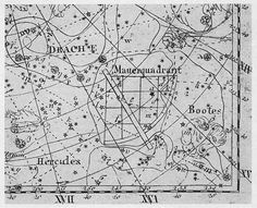 an old map shows the location of all the stars in the sky, and how they are