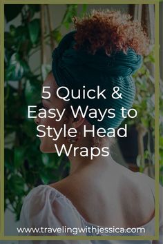 Head Wrap Instructions, Simple Head Wraps Hair Scarfs, Head Wrap Ideas For Natural Hair, Easy Hair Wrap Tutorial, How To Wrap Curly Hair With Scarf, How To Wrap Curly Hair In Scarf, Head Wrap Styles Tutorial, Head Wrap With Natural Hair, Head Wraps For Natural Hair