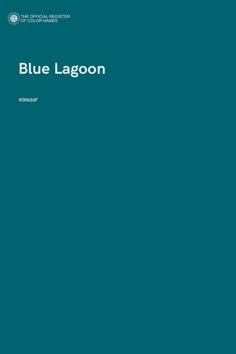 the cover of blue lagoon, an upcoming album