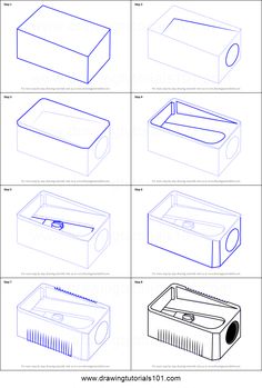 how to draw a box with different shapes and sizes
