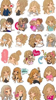 many different types of cartoon characters are shown