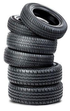 several tires stacked on top of each other