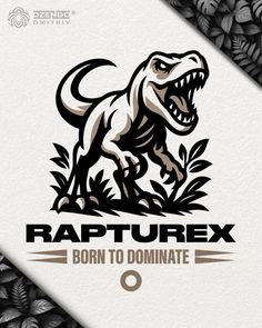 rapturexx logo with an image of a t - shirt that says, born to dominate