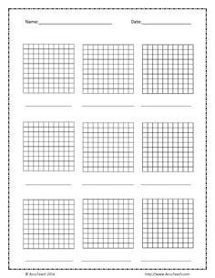printable grids worksheet