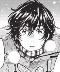 an anime character with long hair and glasses