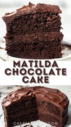 Best Matilda's Chocolate Cake Recipe Movie Scene - Easy and Simple! How To Make Matilda's Chocolate Cake, Matilda Chocolate Cake Recipe, Matilda Chocolate Cake Recipe Easy, Matilda Chocolate Cake Recipe Movie, Matilda's Chocolate Cake, The Matilda Cake, Heavy Chocolate Cake, Homemade Choclate Cake, Chocolate Matilda Cake Recipe