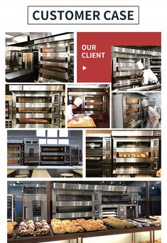 an advertisement for a bakery called customer case