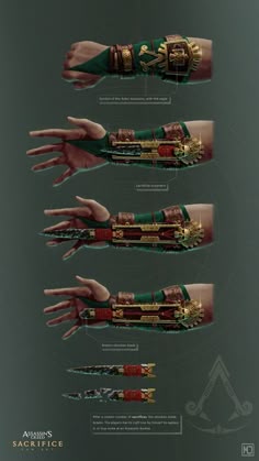 the arm and wrist designs from star wars