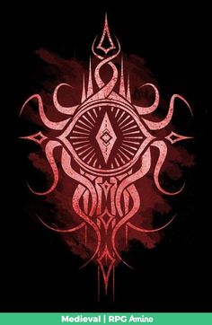 an image of a red and black background with the words medeval i r p c