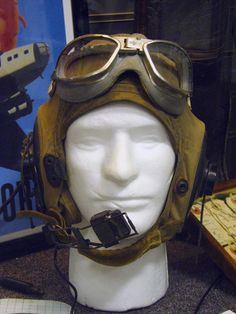 Aviator Cap With Goggles, Pilot Hats, Aviator Helmet With Goggles, Vintage Pilot Helmet And Goggles, Pilot With Goggles, Aviator Helmet And Goggles, Pilot Hat And Goggles, Vintage Aviator Hat With Goggles, Old School Pilot Goggles